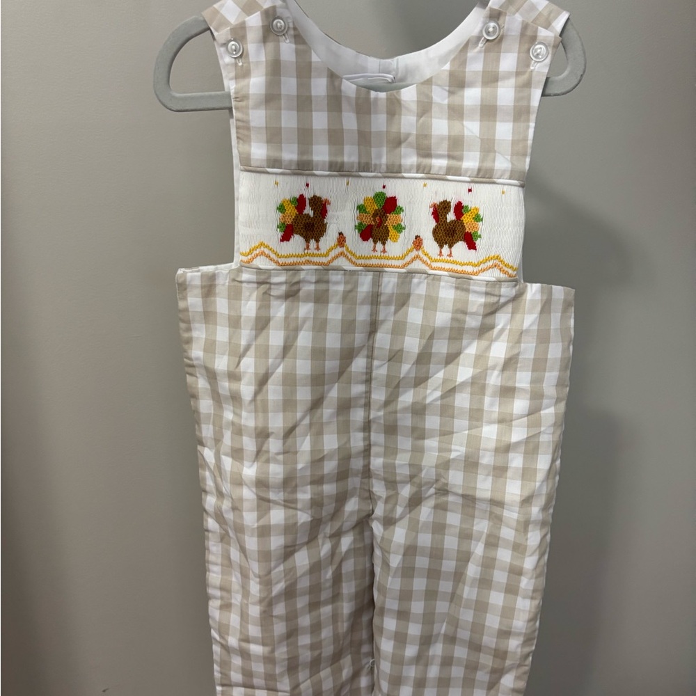 Smocked turkeys longall